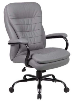 Boss Heavy Duty Executive Office Chair In Black Or Brown [B991] -Office Chairs Unlimited Sales boss heavy duty executive office chair in black or brown b991 gray gy 29318593773719
