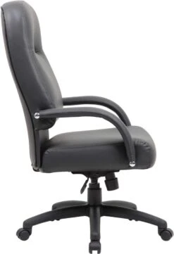 Boss High Back Caressoft Chair In Black [B7401] -Office Chairs Unlimited Sales boss high back caressoft chair in black b7401 29318037831831