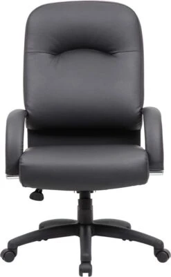 Boss High Back Caressoft Chair In Black [B7401] -Office Chairs Unlimited Sales boss high back caressoft chair in black b7401 31684225728663
