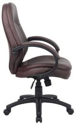 Boss LeatherPlus Conference Chair [B726-BB] -Office Chairs Unlimited Sales boss leatherplus conference chair b726bb 13691028340876