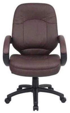 Boss LeatherPlus Conference Chair [B726-BB] -Office Chairs Unlimited Sales boss leatherplus conference chair b726bb 29317038932119