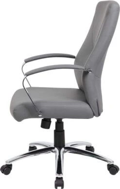 Boss LeatherPlus Executive Chair [B10101-BK] -Office Chairs Unlimited Sales boss leatherplus executive chair b10101 bk 29316857430167