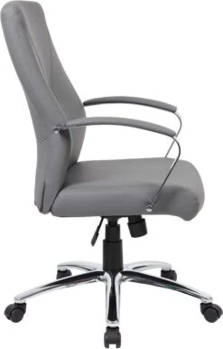 Boss LeatherPlus Executive Chair [B10101-BK] -Office Chairs Unlimited Sales boss leatherplus executive chair b10101 bk 29379641114775