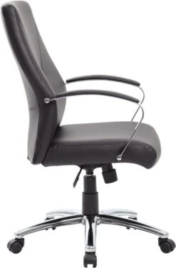 Boss LeatherPlus Executive Chair [B10101-BK] -Office Chairs Unlimited Sales boss leatherplus executive chair b10101 bk 31676062793879