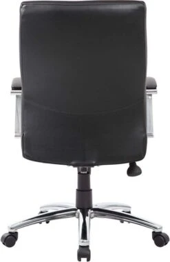 Boss LeatherPlus Executive Chair [B10101-BK] -Office Chairs Unlimited Sales boss leatherplus executive chair b10101 bk 31676063416471