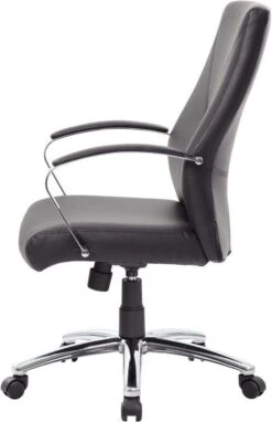 Boss LeatherPlus Executive Chair [B10101-BK] -Office Chairs Unlimited Sales boss leatherplus executive chair b10101 bk 31682642411671