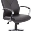 Boss LeatherPlus Executive Chair [B10101-BK]