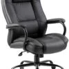 Boss LeatherPlus Heavy Duty Executive Chair [B992-BK]