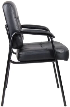 Boss LeatherPlus Guest Chair [B7509] -Office Chairs Unlimited Sales boss leatherplus trade guest chair b7509 37059398303992