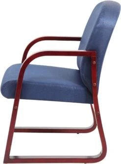 Boss Mahogany Frame Guest Chair Fabric [B9570-BE] -Office Chairs Unlimited Sales boss mahogany frame guest chair fabric b9570 be 29379782344855