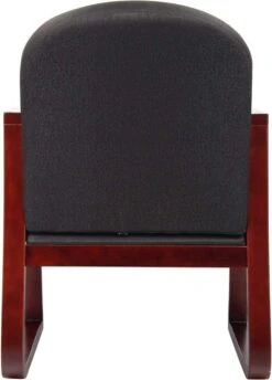 Boss Mahogany Frame Guest Chair Fabric [B9570-BE] -Office Chairs Unlimited Sales boss mahogany frame guest chair fabric b9570 be 31674945241239