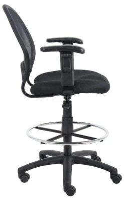 Boss Mesh Back Drafting Stool [B16215] -Office Chairs Unlimited Sales boss mesh back drafting stool b16215 32014990868631