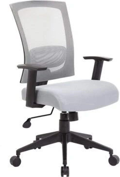 Boss Mesh Back Task Chair [B6706] -Office Chairs Unlimited Sales boss mesh back task chair b6706 be grey 31637990637719