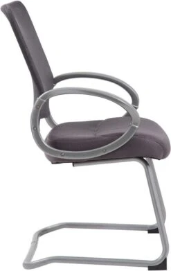 Boss Mesh Back With Pewter Finish Guest Chair [B6419-BE] -Office Chairs Unlimited Sales boss mesh back with pewter finish guest chair b6419 be 31690768646295