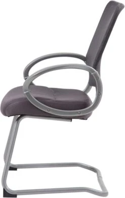 Boss Mesh Back With Pewter Finish Guest Chair [B6419-BE] -Office Chairs Unlimited Sales boss mesh back with pewter finish guest chair b6419 be 31690792435863