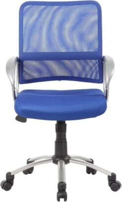 Boss Mesh Back With Pewter Finish Task Chair [B6416] -Office Chairs Unlimited Sales boss mesh back with pewter finish task chair b6416 29370505298071