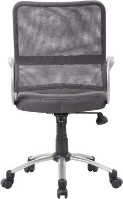 Boss Mesh Back With Pewter Finish Task Chair [B6416] -Office Chairs Unlimited Sales boss mesh back with pewter finish task chair b6416 31644391604375
