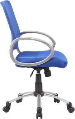 Boss Mesh Back With Pewter Finish Task Chair [B6416] -Office Chairs Unlimited Sales boss mesh back with pewter finish task chair b6416 31646436524183