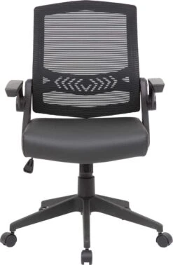 Boss Mesh Flip Arm Task Chair [B6223-BK] -Office Chairs Unlimited Sales boss mesh flip arm task chair b6223 bk 15706605813900