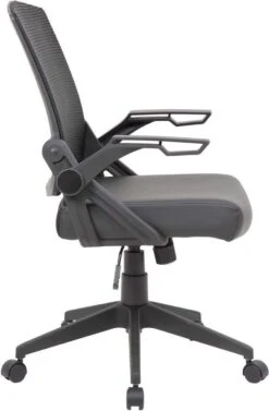 Boss Mesh Flip Arm Task Chair [B6223-BK] -Office Chairs Unlimited Sales boss mesh flip arm task chair b6223 bk 29323109630103