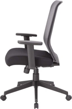 Boss Mesh Task Chair In Grey [B6566GY-BK] -Office Chairs Unlimited Sales boss mesh task chair in grey b6566gy bk 15706617282700