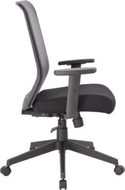 Boss Mesh Task Chair In Grey [B6566GY-BK] -Office Chairs Unlimited Sales boss mesh task chair in grey b6566gy bk 29380398809239