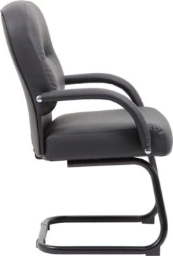 Boss Mid Back Caressoft Guest Chair In Black [B7409] -Office Chairs Unlimited Sales boss mid back caressoft guest chair in black b7409 31558539182231