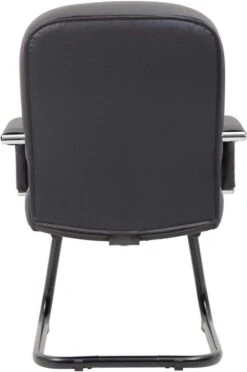 Boss Mid Back Caressoft Guest Chair In Black [B7409] -Office Chairs Unlimited Sales boss mid back caressoft guest chair in black b7409 31558684901527