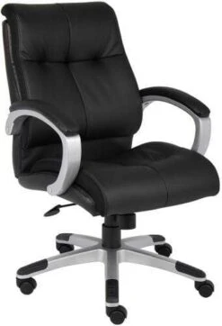 Boss Mid Back LeatherPlus Office Chair [B8776]