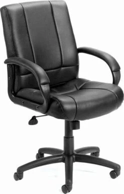 Boss Mid Back Vinyl Office Chair [B7906]