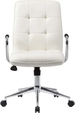 Boss Modern Office Chair With Chrome Arms [B331-BK] -Office Chairs Unlimited Sales boss modern office chair with chrome arms b331 bk 29310431592599