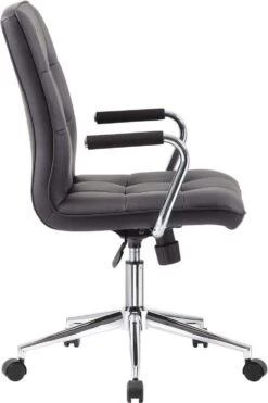 Boss Modern Office Chair With Chrome Arms [B331-BK] -Office Chairs Unlimited Sales boss modern office chair with chrome arms b331 bk 31691170152599