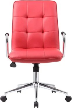 Boss Modern Office Chair With Chrome Arms [B331-BK] -Office Chairs Unlimited Sales boss modern office chair with chrome arms b331 bk 31691224514711