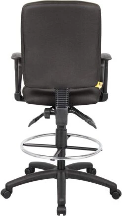 Boss Multi-Function Fabric Drafting Stool [B1635-BK] -Office Chairs Unlimited Sales boss multi function fabric drafting stool b1635 bk 29308701081751