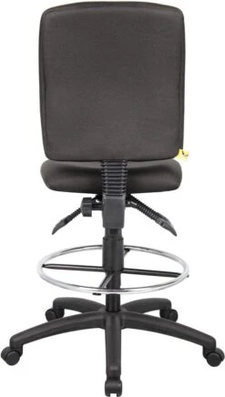 Boss Multi-Function Fabric Drafting Stool [B1635-BK] -Office Chairs Unlimited Sales boss multi function fabric drafting stool b1635 bk 31676446736535
