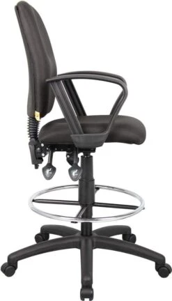 Boss Multi-Function Fabric Drafting Stool [B1635-BK] -Office Chairs Unlimited Sales boss multi function fabric drafting stool b1635 bk 31676909781143