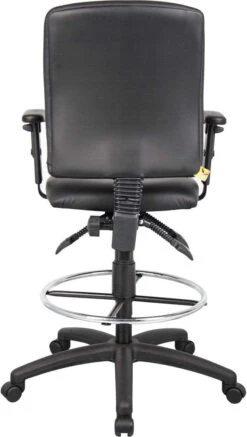 Boss Multi-Function LeatherPlus Drafting Stool [B1645] -Office Chairs Unlimited Sales boss multi function leatherplus drafting stool b1645 29308024062103