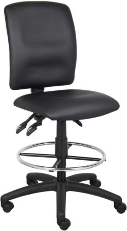 Boss Multi-Function LeatherPlus Drafting Stool [B1645]