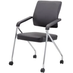 Boss Office Folding Chairs With Casters, 2-Pack [B1800-CP-2] -Office Chairs Unlimited Sales boss office folding chairs with casters b1800 31692102467735