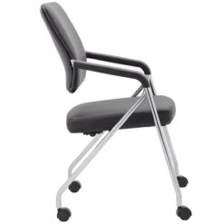 Boss Office Folding Chairs With Casters, 2-Pack [B1800-CP-2] -Office Chairs Unlimited Sales boss office folding chairs with casters b1800 31692143657111