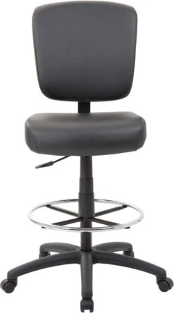Boss Oversized Drafting Stool [B1680-BK] -Office Chairs Unlimited Sales boss oversized drafting stool b1680 bk 15706679115916