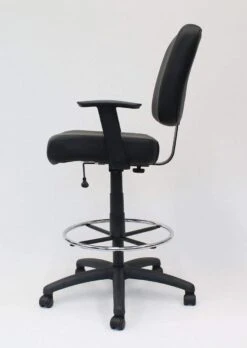 Boss Oversized Drafting Stool [B1681-BK] -Office Chairs Unlimited Sales boss oversized drafting stool b1681 bk 29320765603991