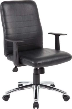 Boss Retro Task Chair [B430-BK] -Office Chairs Unlimited Sales boss retro task chair b430 bk black t arms 29320016527511