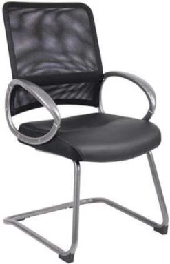 Boss Sled Base Mesh Guest Chair [B6409]