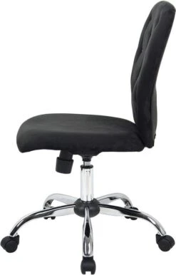 Boss Tiffany Microfiber Chair [B220-BK] -Office Chairs Unlimited Sales boss tiffany microfiber chair black b220 bk 31684687528087