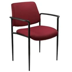 Boss Upholstered Stacking Chair [B9503] -Office Chairs Unlimited Sales boss upholstered stacking chair b9503 burgundy by 29302431383703