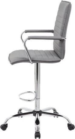 Boss Vinyl Ribbed Drafting Stool [B16533C-BK] -Office Chairs Unlimited Sales boss vinyl ribbed drafting stool b16533c bk 29401977585815
