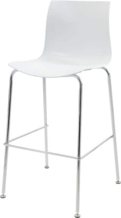 Boss White Guest Chair With Chrome Frame 4 Pack [B1700-W-4] -Office Chairs Unlimited Sales boss white guest chair with chrome frame 4 pack b1700 w 4 29301745025175