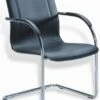 Boss Chrome Frame Vinyl Guest Chair [B9530-4]