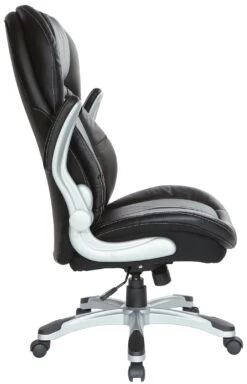 Deluxe Bonded Leather Executive Chair With Flip-Up Arms [ECH620636] -Office Chairs Unlimited Sales deluxe bonded leather executive chair with flip up arms ech620636 38329785876728